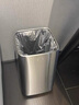 BOBO不銹鋼廚房垃圾桶30L鈦金灰腳踏式腳踩帶蓋客廳辦公室家用8858 曬單實拍圖