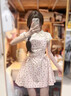JIOESC公主裙女小個(gè)子顯瘦波點(diǎn)吊帶假兩件連衣裙2025新款法式甜美碎花裙 碎花裙 均碼 90-120斤 曬單實(shí)拍圖