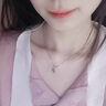 QUAMER輕奢小天鵝項(xiàng)鏈925銀小眾高級(jí)感鎖骨鏈送女友老婆七夕情人節(jié)禮物 項(xiàng)鏈銀色+禮盒包裝 曬單實(shí)拍圖