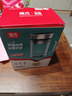 富光健牌雙層玻璃杯帶把手雙層隔熱透明帶蓋耐高溫防漏圓形過濾水杯 旋風(fēng)黑 570ml 曬單實(shí)拍圖