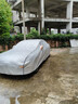 秋洋奧迪A4L車衣車罩全罩防曬防雨隔熱車套外罩加厚防冰雹汽車保護罩 曬單實拍圖