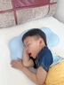 莫爾兔兒童枕頭記憶棉云朵枕3-6-12歲青少年學(xué)生成人專用分區(qū)護(hù)脊護(hù)頸枕 【T1】1-6歲丨 天空藍(lán)丨禮盒裝 59*32cm【10A抗菌 枕套可洗】 曬單實(shí)拍圖