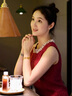蔻伊婭（Kouyiya）品牌女裝新品小香風(fēng)連衣裙女夏2025夏季新款氣質(zhì)高級感收腰包臀 酒紅色 S 曬單實(shí)拍圖