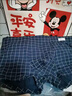 莫代爾新款格子男士?jì)妊澞屑?棉簡(jiǎn)約四角短褲青年運動(dòng)中腰寬松大碼內褲 黑色+灰色+綠色 3條 L 體重100-120斤 曬單實(shí)拍圖