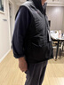 JEEP SPIRIT吉普馬甲男搖粒絨戶外休閑雙面穿攝影師馬夾男大碼男士釣魚背心 YC-2218A深藍(lán)色（冬季加絨款） 2XL （建議145斤-160斤） 曬單實(shí)拍圖