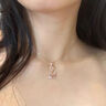 施華洛世奇（SWAROVSKI）DAZZLING SWAN天鵝女手鏈粉天鵝項(xiàng)鏈輕奢感送老婆女友情人節(jié)禮物 方鉆 粉色天鵝項(xiàng)鏈(5473024) 曬單實(shí)拍圖