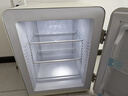 HOMESUN【新品】法國HOMESUN美妝冰箱復古小冰箱護冷藏靜音客廳桌面電冰箱美妝冰箱冰箱冰吧家用床頭冰箱 BCH41E-奶油白（靜音款） 曬單實(shí)拍圖
