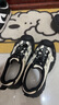 駱駝（CAMEL）丑萌登山鞋女時(shí)尚撞色戶外休閑鞋 L24S076620 米/銀/黑 35 曬單實(shí)拍圖