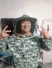 陌甜掰玉米專(zhuān)用衣服全套防蜂服帽子玉米地防護服防刮臉干農活收割棒子神器防蚊蟲(chóng) 【迷彩綠】加厚透氣防護服+防蚊蟲(chóng)網(wǎng)紗帽 曬單實(shí)拍圖