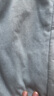 皮爾卡丹（pierre cardin）牛仔褲男春秋季寬松直筒褲子男士高端潮流休閑長(zhǎng)褲 淺藍(lán)色 33 曬單實(shí)拍圖