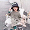 迪士尼（Disney）童裝女童套裝春秋2025新款兒童衣服哈倫褲綠條兩件套女孩韓系潮酷 圖片色 140 建議9~10歲（130-140cm） 曬單實拍圖