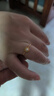 潮宏基【宋軼同款】非遺花絲圓滿(mǎn)黃金足金珍珠戒指送女友新年禮物TK 女士11號 曬單實(shí)拍圖