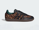 阿迪達斯 （adidas）SAMBA三葉草禮物送女友休閑鞋女鞋豹紋棕色JI2735 36.5碼 曬單實拍圖