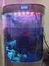 美諾魚(yú)缸客廳免換水家用中小型智能1.2米雙圓形靠墻大型背濾金龍魚(yú)缸 灰色【高清玻璃+顯示屏+魚(yú)缸大禮包】 80*50*138 曬單實(shí)拍圖