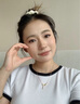 HR赫蓮娜生日七夕情人節(jié)禮物送女友老婆閨蜜女生實用山茶花項鏈禮品 金色山茶花項鏈【限定禮盒】 曬單實拍圖