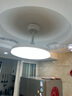 美的（Midea）風(fēng)扇燈餐廳吊扇燈led臥室燈隱形扇葉遙控三防燈具1級(jí)能效包安裝 曬單實(shí)拍圖