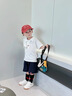 G. DUCKKIDS男寶寶套裝夏裝2025新款嬰兒洋氣時髦衣服嬰幼兒POLO衫兩件套夏季 XT-2512101 套裝 80 cm *建議19-24斤左右* 曬單實拍圖
