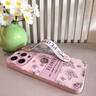 五鼠適用蘋(píng)果16Promax手機(jī)殼新款女iPhone15Pro創(chuàng)意腕帶支架14plus保護(hù)套13pro時(shí)尚全包防摔小眾高級(jí)感 【玫瑰粉】名媛小香風(fēng)-腕帶款 iPhone 16 Pro Max 曬單實(shí)拍圖