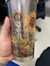 KOKUUN日本品牌鈦保溫杯女生高顏值便攜純鈦咖啡杯男士大容量水杯禮物 向日葵 520ml(內(nèi)外純鈦) 曬單實(shí)拍圖