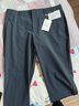 KOLON SPORT/可隆熱壓長(cháng)褲 男子商務(wù)通勤防潑水接觸涼感防曬UPF50+褲子 LHLP5MT845-BK 黑色 3XL 190/94B 曬單實(shí)拍圖