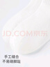 貓人兒童襪子夏季薄款學(xué)生白襪中大童網(wǎng)眼透氣中筒襪男女童棉襪 白L 曬單實(shí)拍圖