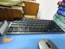 無(wú)線(xiàn)藍牙鍵盤(pán)鼠標套裝ipad平板手機靜音外接便攜充電適用華為小米 單區三模充電單鍵盤(pán)【金屬灰】 曬單實(shí)拍圖