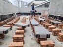 生態(tài)地鋪石瓷磚300x600別墅庭院地磚農村室外石英磚花園陽(yáng)臺pc磚 芝麻淺灰 300*600mm1.2CM厚 曬單實(shí)拍圖