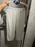 優(yōu)奇夏季天男女兒童嬰兒寶寶防蚊褲長褲子夏裝冰絲一歲薄款家居褲純棉 曬單實拍圖
