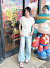 開(kāi)叉設(shè)計(jì)感潮流短袖t恤女2025新款夏季薄款修身減齡獨(dú)特別致上衣 白色 M 曬單實(shí)拍圖