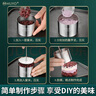 HUYO蛋糕模具316不銹鋼圓形慕斯紫米芋泥奶酪磚模具甜品飯團烘焙工具 加厚316鋼【中號】一圈一推 曬單實(shí)拍圖