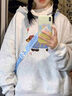 棉致美式慵懶臘腸狗連帽衛(wèi)衣女2025新款春秋季潮流百搭寬松外套上衣服 M2612淺灰色【常規(guī)高品質(zhì)30.5】 L 100-120斤 曬單實拍圖