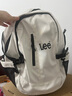 LeeLee雙肩包女新款大容量旅行包大學(xué)生電腦包男初中高中書包  米白 曬單實(shí)拍圖