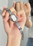 正港（ZGO）Hello Kitty手表女學(xué)生中古風(fēng)高中生手鏈?zhǔn)⒈砣慂t生日禮物女 凱蒂貓-銀白 曬單實(shí)拍圖