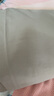 初棉空氣微皺松弛微錐闊腿褲女 25春夏哈倫褲高腰立體廓形九分褲 鯨云灰 L 曬單實(shí)拍圖