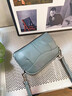 ANDSEEYOU潮牌 斜挎包 女士包包女包時(shí)尚真皮頭層牛皮零錢(qián)手機包軟皮斜挎小包迷你小方包生日禮物 珍珠藍 曬單實(shí)拍圖
