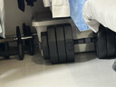 京東京造 啞鈴杠鈴組合套裝40KG  可調(diào)節(jié)拆卸八角穩(wěn)定款 曬單實拍圖