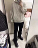 花花公子牛仔褲男款純黑色微喇美式高街vibe褲子高個子加長夏季修身直筒褲 黑色 L 建議120-135斤 曬單實拍圖