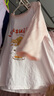 久歲伴【miiiiichan聯(lián)名】?jì)和屡?00%純棉家居服中大童七分袖褲 曬單實(shí)拍圖