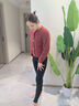 笙格兒德絨秋褲女加絨打底褲春薄絨褲內穿大碼緊身線(xiàn)褲保暖褲子女秋冬季 黑色 L(95-115)斤 曬單實(shí)拍圖