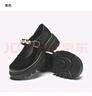 熱風(fēng)（Hotwind）粗跟瑪麗珍鞋女鞋25春季新款通勤百搭時(shí)尚淺口單鞋學(xué)院厚底鞋 01黑色 37 曬單實(shí)拍圖