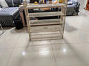 梵儷琳（FANLILIN）鞋架子家用門(mén)口多層鞋柜結(jié)實(shí)耐用省空間鞋子收納架小戶(hù)型放鞋神器 五層100cm-奶油白【優(yōu)質(zhì)密網(wǎng)-加粗加厚】 曬單實(shí)拍圖