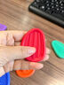 奇純Fidget Toys兒童感官石 兒童解壓玩具柔軟硅膠紋理擔(dān)憂石 【6個+彩盒】感官石 【提升手指靈活性和大腦認(rèn)知】 曬單實(shí)拍圖
