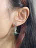 VVIENNE WESTLOCK西太后耳釘土星形狀高級感輕奢耳環(huán)女生ORB耳飾送女友生日禮物 曬單實(shí)拍圖