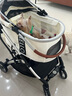 bello   W1 中小型寵物推車(chē)犬外出行狗車(chē)包分離狗狗折疊鋁合金狗車(chē)貓車(chē) W1珍珠白 【可分離】送雨罩 寵物推車(chē) 曬單實(shí)拍圖