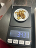喜上眉梢喜飾黃金古法金珠999足金散珠硬金光面磨砂轉(zhuǎn)運(yùn)珠路路通圣誕禮物 5mm重工古法珠約兩顆 1g 曬單實(shí)拍圖