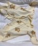 貝瑞加（Babyprints）新生兒連體衣2件裝嬰兒蝴蝶衣剛出生男女寶寶家居內(nèi)衣護(hù)肚爬服52 曬單實(shí)拍圖