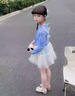 女童泳衣2025新款時(shí)尚洋氣超好看小童長(cháng)袖連體兒童女寶專(zhuān)業(yè)游泳衣 翅膀紗裙泳衣 【送泳帽】 120 曬單實(shí)拍圖