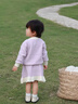 G.DUCKKIDS童裝女童秋裝套裝兒童衣服女小童春秋季甜美風小香風套裝裙3寶寶 粉色 90 尺碼1~2歲【 80-90cm】cm 曬單實拍圖