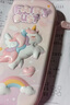 晨光(M&G)文具獨(dú)角獸小學(xué)生筆袋EVA文具盒女孩鉛筆盒高顏值幼兒園筆盒3D圖案開學(xué)APB932Z5A 曬單實(shí)拍圖