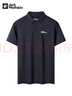 Jack Wolfskin狼爪polo杉男春夏吸濕速干t恤短袖舒適上衣5823331 深海軍藍(lán) L  曬單實(shí)拍圖